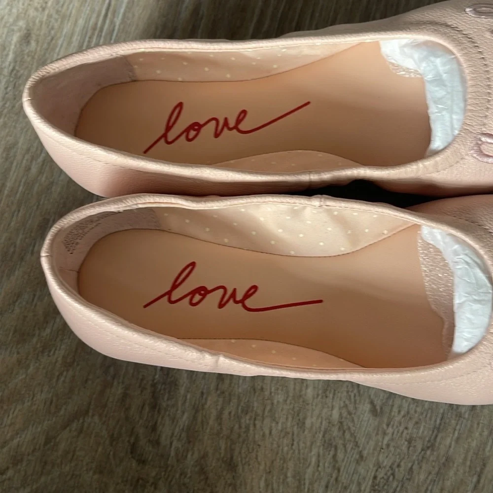 ED Ellen Degeneres Pink Ballet Flats Size 4 Medium